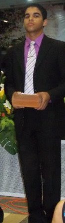 Felipe representando o Pr. Isaías Vieira